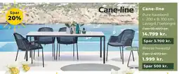 Erling - Christensen Cane-line Pure havebord tilbud