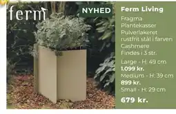 Erling - Christensen Ferm Living Fragma Plantekasser Pulverlakeret tilbud