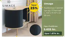 Erling - Christensen Umage Audacious Cabinet Lys eg / Charcoal tilbud