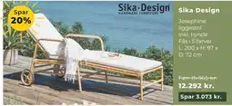 Erling - Christensen Sika Design Josephine liggestol inkl. hynde tilbud