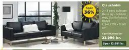 Erling - Christensen Clausholm -2+3 pers. sofasæt tilbud