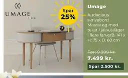 Erling - Christensen Umage Audacious skrivebord tilbud