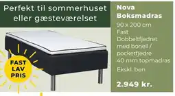 Erling - Christensen Nova Boksmadras tilbud