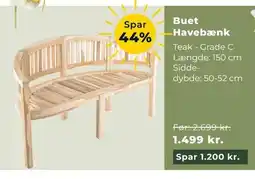 Erling - Christensen Buet Havebænk tilbud