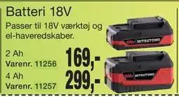 Harald Nyborg Batteri 18V tilbud