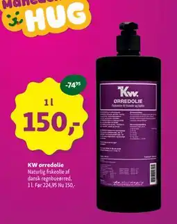Maxi Zoo KW ørredolie tilbud