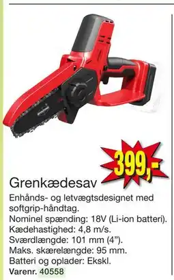 Harald Nyborg Grenkædesav tilbud