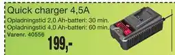 Harald Nyborg Quick charger 4,5A tilbud
