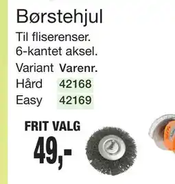Harald Nyborg Børstehjul tilbud