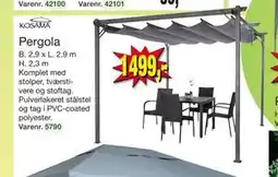 Harald Nyborg Pergola tilbud