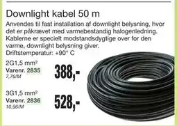 Harald Nyborg Downlight kabel 50 m tilbud