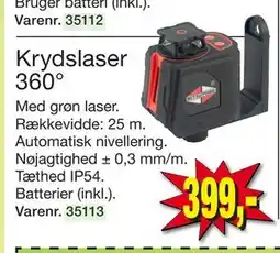 Harald Nyborg Krydslaser 360° tilbud