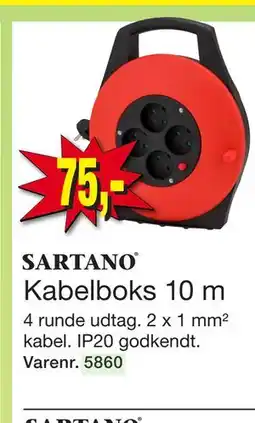 Harald Nyborg Kabelboks 10 m tilbud