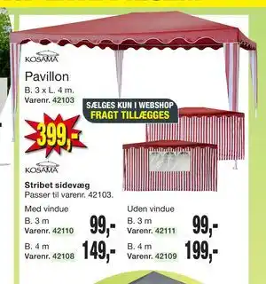 Harald Nyborg Pavillon tilbud