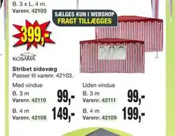 Harald Nyborg Stribet sidevæg tilbud