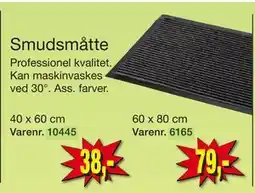 Harald Nyborg Smudsmåtte tilbud