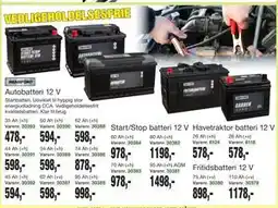 Harald Nyborg Autobatteri 12 V tilbud