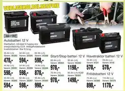 Harald Nyborg Start/Stop batteri 12 V tilbud