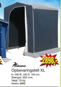 Harald Nyborg Opbevaringstelt XL tilbud