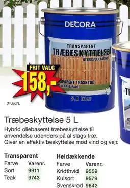 Harald Nyborg Træbeskyttelse 5 L tilbud