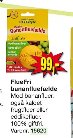 Harald Nyborg FlueFri bananfluefælde tilbud