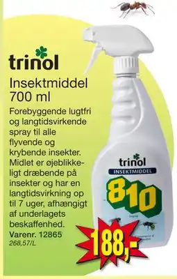 Harald Nyborg Insektmiddel 700 ml tilbud
