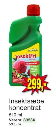Harald Nyborg Insektsæbe koncentrat tilbud