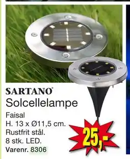 Harald Nyborg Solcellelampe tilbud