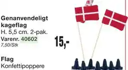 Harald Nyborg Genanvendeligt kageflag tilbud