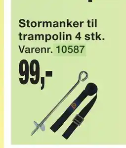 Harald Nyborg Stormanker til trampolin 4 stk tilbud