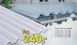 Johannes Fog Plastmo Ecolite klar trapezplade tilbud
