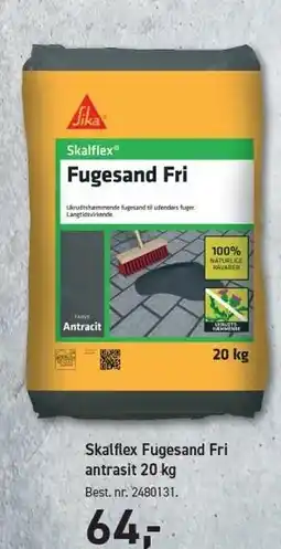 Johannes Fog Skalflex Fugesand Fri anstrasit 20 kg tilbud