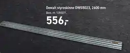 Johannes Fog Dewalt styreskinne DW55023, 26000 MM tilbud
