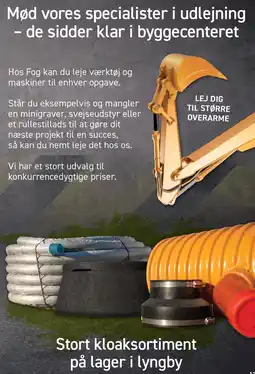 Johannes Fog Stort kloaksortiment på lager i lyngby tilbud