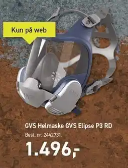 Johannes Fog GVS Helmaske GVS Elipse P3 RD tilbud