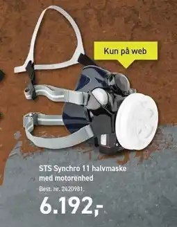 Johannes Fog STS Synchro 11 halvmaske med motorenhed tilbud