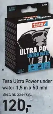 Johannes Fog Tesa Ultra Power under water 1,5 mm x 50 mm tilbud
