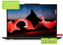CBC 14” WIDESCREEN SKÆRM INTEL CORE ULTRA 7 1TB SSD / 64GB RAM WINDOWS 11 PRO tilbud