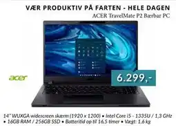 CBC ACER TravelMate P2 Bærbar PC tilbud