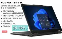 CBC Lenovo ThinkPad X13 2-in-1 bærbar PC tilbud