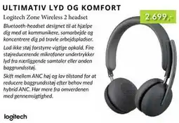 CBC Logitech Zone Wireless 2 headset tilbud