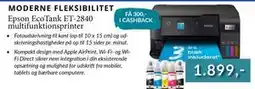 CBC Epson EcoTank ET-2840 multifunktionsprinter tilbud
