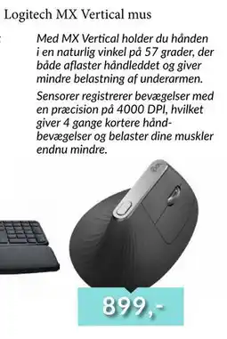 CBC Logitech MX Vertical mus tilbud