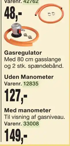 Harald Nyborg Gasregulator tilbud
