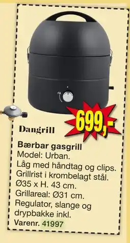 Harald Nyborg Bærbar gasgrill tilbud