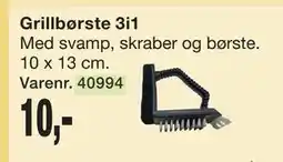 Harald Nyborg Grillbørste 3i1 tilbud