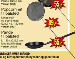 Harald Nyborg Popcornnet til bålsted tilbud