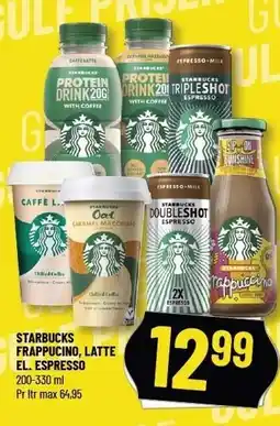 Løvbjerg Starbucks frappucino, latte el. espresso tilbud