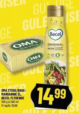 Løvbjerg OMA stege/bage margarine el. becel flydene tilbud