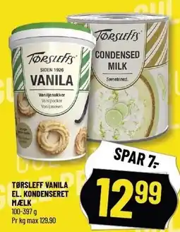 Løvbjerg Tørsleff vanila el. kondenseret mælk tilbud